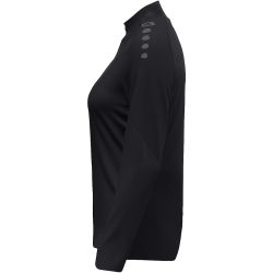 JAKO Light Flow 1/4-Zip Sweatshirt Damen 800 - schwarz S