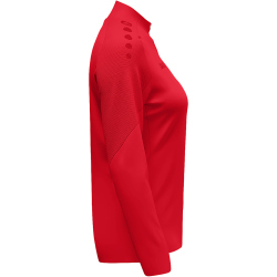 JAKO Light Flow 1/4-Zip Sweatshirt Damen 100 - rot S