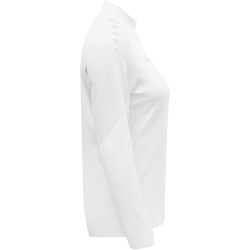 JAKO Light Flow 1/4-Zip Sweatshirt Damen 000 - weiß S