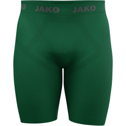 JAKO Seamless kurze Funktionshose 207 - dunkelgrün XS