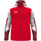 JAKO Dynamic Trainingsjacke mit Kapuze Kinder 114 - rot/weiß/dunkelrot 116