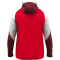 JAKO Dynamic Trainingsjacke mit Kapuze Kinder 114 - rot/weiß/dunkelrot 116