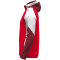 JAKO Dynamic Trainingsjacke mit Kapuze Kinder 114 - rot/weiß/dunkelrot 116
