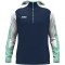 JAKO Dynamic 1/4-Zip Hoodie Kinder 915 - marine/weiß/minze 128