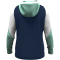 JAKO Dynamic 1/4-Zip Hoodie Kinder 915 - marine/weiß/minze 128