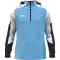 JAKO Dynamic 1/4-Zip Hoodie Kinder 431 - skyblue/weiß/marine 128
