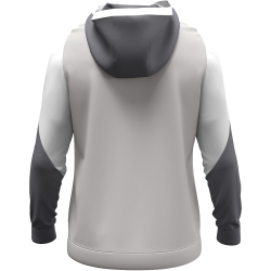 JAKO Dynamic 1/4-Zip Hoodie 837 - hellgrau/weiß/grau S