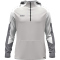 JAKO Dynamic 1/4-Zip Hoodie 837 - hellgrau/weiß/grau S
