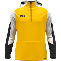 JAKO Dynamic 1/4-Zip Hoodie 305 - gelb/weiß/schwarz S