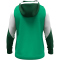 JAKO Dynamic 1/4-Zip Hoodie 204 - grün/weiß/dunkelgrün S