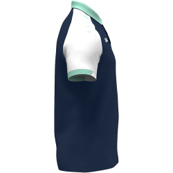 JAKO Dynamic Poloshirt Damen 915 - marine/weiß/minze M
