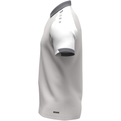 JAKO Dynamic Poloshirt Damen 837 - hellgrau/weiß/grau M