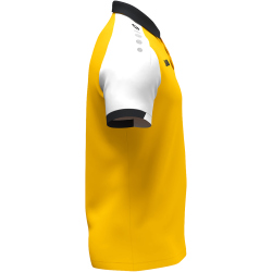 JAKO Dynamic Poloshirt Damen 305 - gelb/weiß/schwarz M