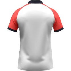 JAKO Dynamic Poloshirt Damen 026 - weiß/coral/marine S