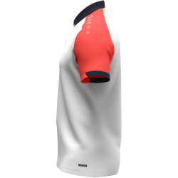 JAKO Dynamic Poloshirt Damen 026 - weiß/coral/marine S
