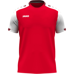 JAKO Dynamic T-Shirt Damen 114 - rot/weiß/dunkelrot S