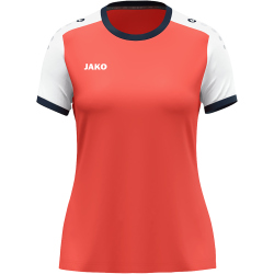 JAKO Dynamic Trikot Damen 190 - coral/weiß/marine S