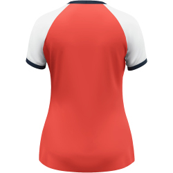 JAKO Dynamic Trikot Damen 190 - coral/weiß/marine S