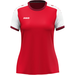 JAKO Dynamic Trikot Damen 114 - rot/weiß/dunkelrot S