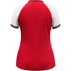 JAKO Dynamic Trikot Damen 114 - rot/weiß/dunkelrot S
