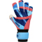 JAKO River Supersoft Regular Cut Torwarthandschuhe 436 - skyblue/coral/navy 7