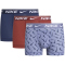 3er Pack NIKE Boxershorts Trunks Herren 466 - wld i o swsh print/mrs ste/mngt nvy M