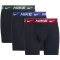 3er Pack NIKE Boxershorts Briefs Herren EWF - BLK gym red/deep royal blue/fir wb M