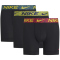 3er Pack NIKE Boxershorts Briefs Herren 6OZ - BLK l crmsn/b ctrn/evrgrn a abst wb M