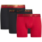 3er Pack NIKE Boxershorts Briefs Herren 622 - uni red/ blk/ BLK mtllic grdient wb S