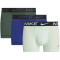 3er Pack NIKE Boxershorts Trunks Herren F6U - mint foam/ deep royal blue/ fir S