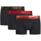 3er Pack NIKE Boxershorts Trunks Herren 5YK - BLK un red/ blk/un rd mtllic grd wb S