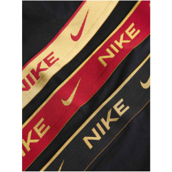 3er Pack NIKE Boxershorts Trunks Herren U9W - BLK uni red/wheat gld/BLK hig sh wb L