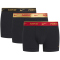3er Pack NIKE Boxershorts Trunks Herren U9W - BLK uni red/wheat gld/BLK hig sh wb L