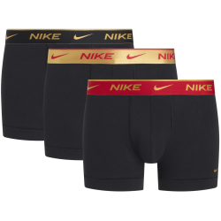 3er Pack NIKE Boxershorts Trunks Herren U9W - BLK uni red/wheat gld/BLK hig sh wb XL