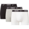 3er Pack NIKE Boxershorts Trunks Herren MP1 - white/grey heather/black M