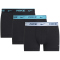 3er Pack NIKE Boxershorts Trunks Herren EXS - BLK light amry blue /dty cts/BLK wb S