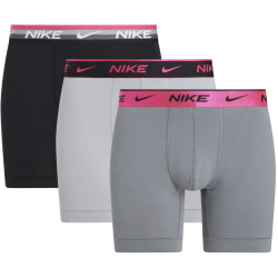 3er Pack NIKE Boxershorts Briefs Herren TRF - hpr pk mtlic armx wb/wlf gry/cl gry L