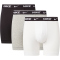 3er Pack NIKE Boxershorts Briefs Herren MP1 - white/grey heather/black L