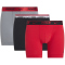 3er Pack NIKE Boxershorts Briefs Herren 1L9 - BLK mlic armx wb/u rd/cl gr h sh wb S