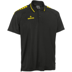 DERBYSTAR Primo Poloshirt schwarz/gelb 3XL