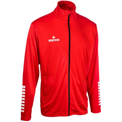 DERBYSTAR Contra Polyesterjacke rot/weiß 3XL