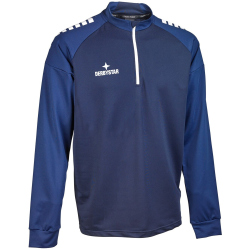 DERBYSTAR Madrid 1/4-Zip Sweatshirt navy/weiß 3XL