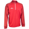 DERBYSTAR Madrid 1/4-Zip Sweatshirt rot/weiß 3XL