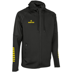 DERBYSTAR Primo Kapuzenjacke Kinder schwarz/gelb 164