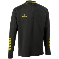 DERBYSTAR Primo 1/4-Zip Sweatshirt Kinder schwarz/gelb 164