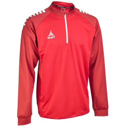 Select Spain 1/4-Zip Sweatshirt rot/weiß 3XL