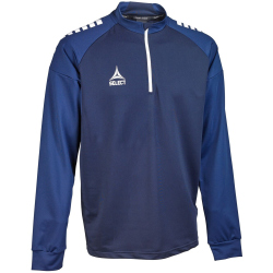 Select Spain 1/4-Zip Sweatshirt Kinder navy/weiß 164