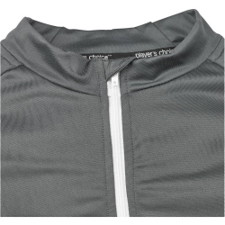 Select Spain 1/4-Zip Sweatshirt Kinder grau/weiß 164