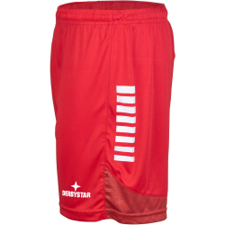 DERBYSTAR Madrid Trainingsshorts Kinder rot/weiß 164