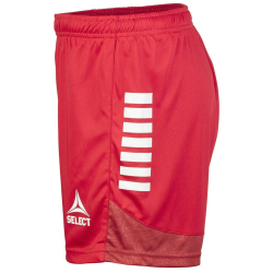 Select Spain Trainingsshorts Damen rot/weiß XL